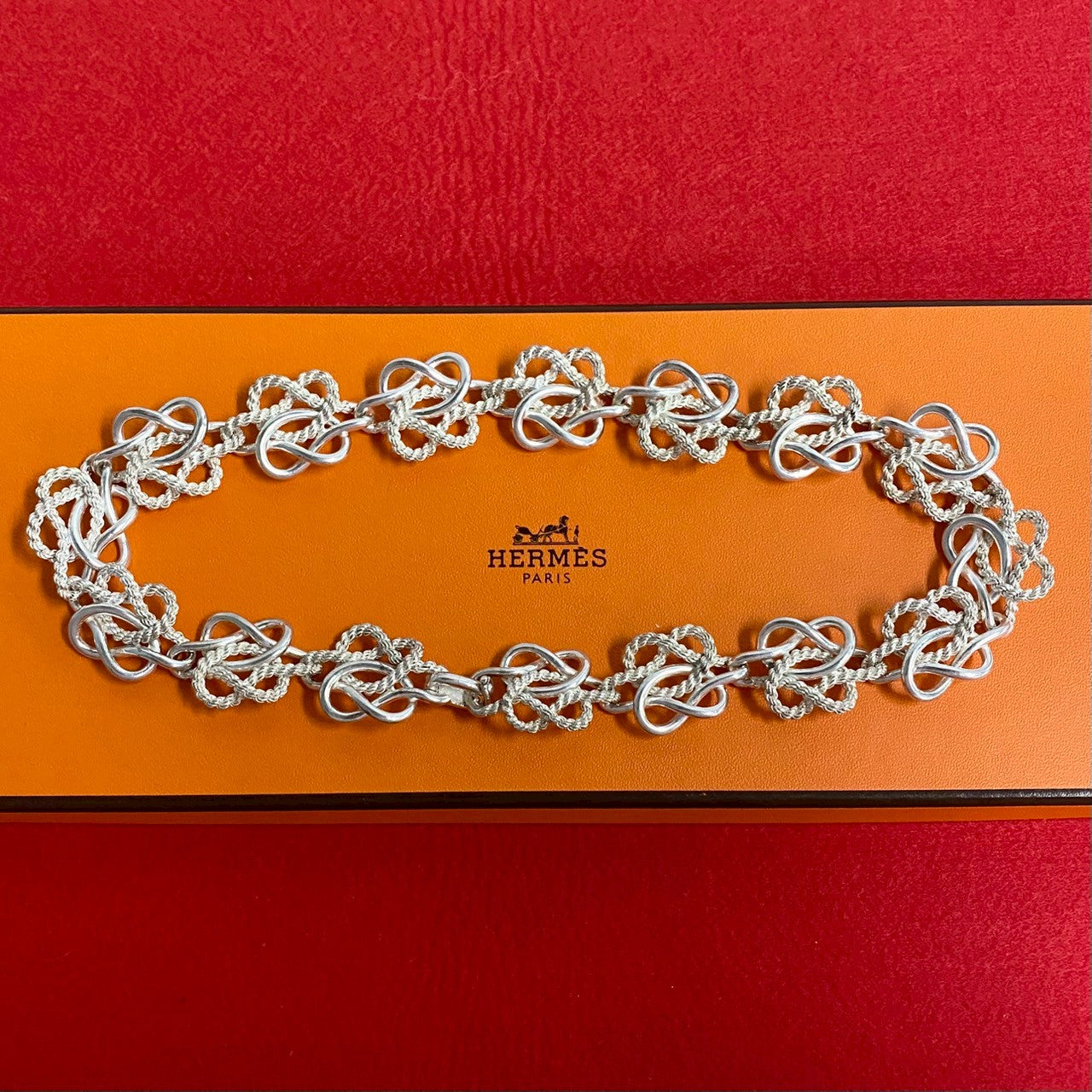 極 美品 エルメス ヴィンテージ シクラメン ネックレス シルバー925 811j811-54519-1.jpg?v=1758288290