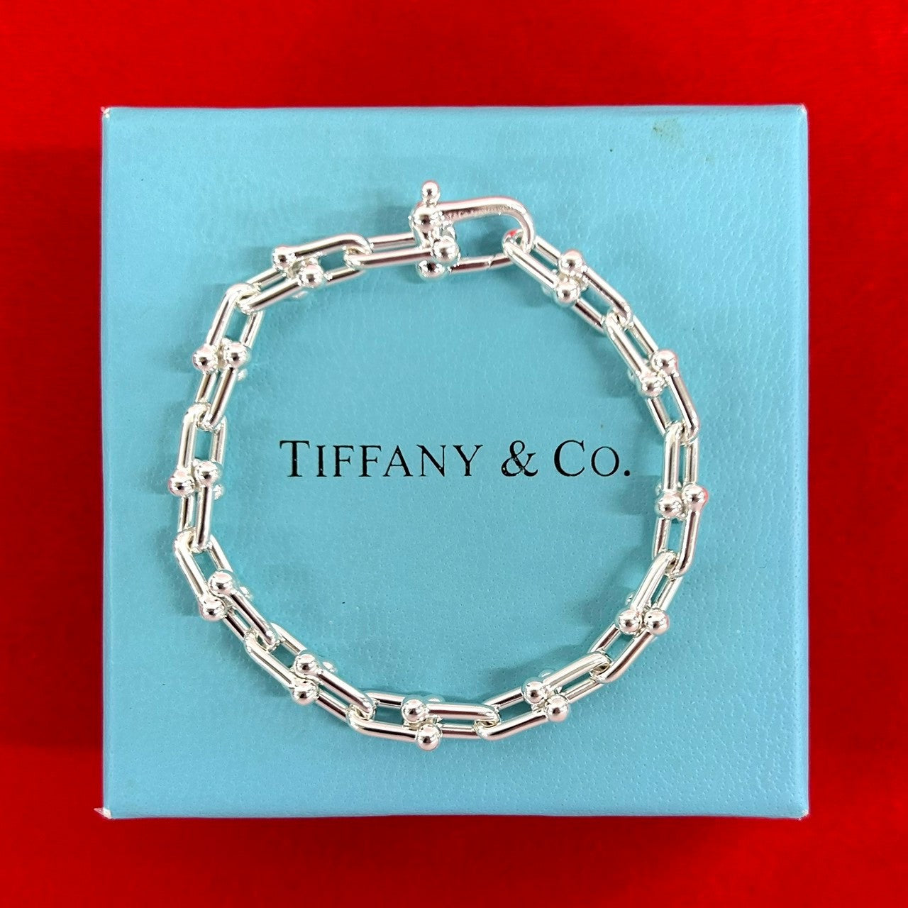 TIFFANY&Co. ティファニー ハードウェア スモールリンク ブレスレット