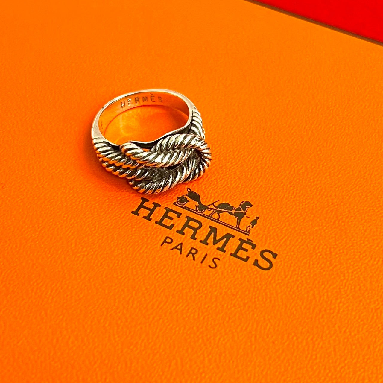 HERMES エルメス オーディエンヌ ツイストロープ リング 指輪 – Trip