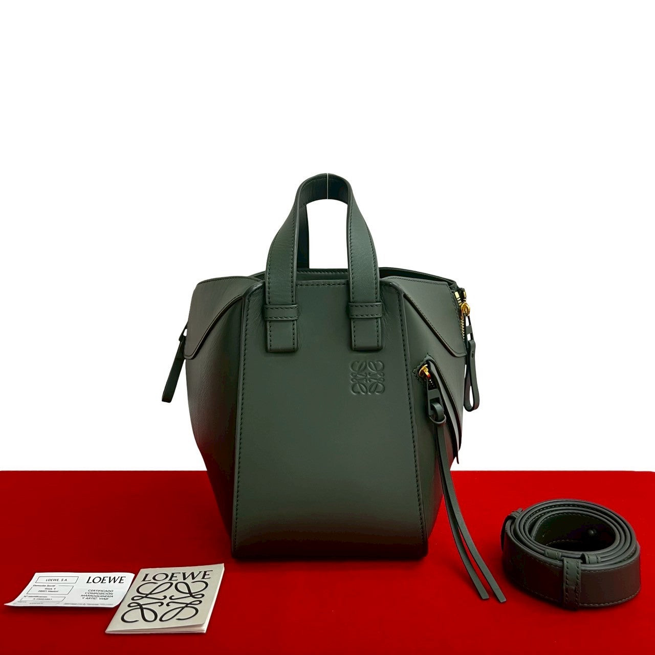 みみさま専用美品ロエベ昨年購入ハンモックコンパクト　タン LOEWE/ロエベ通販 | ハンモックバッグ コンパクト(クラシックカーフ