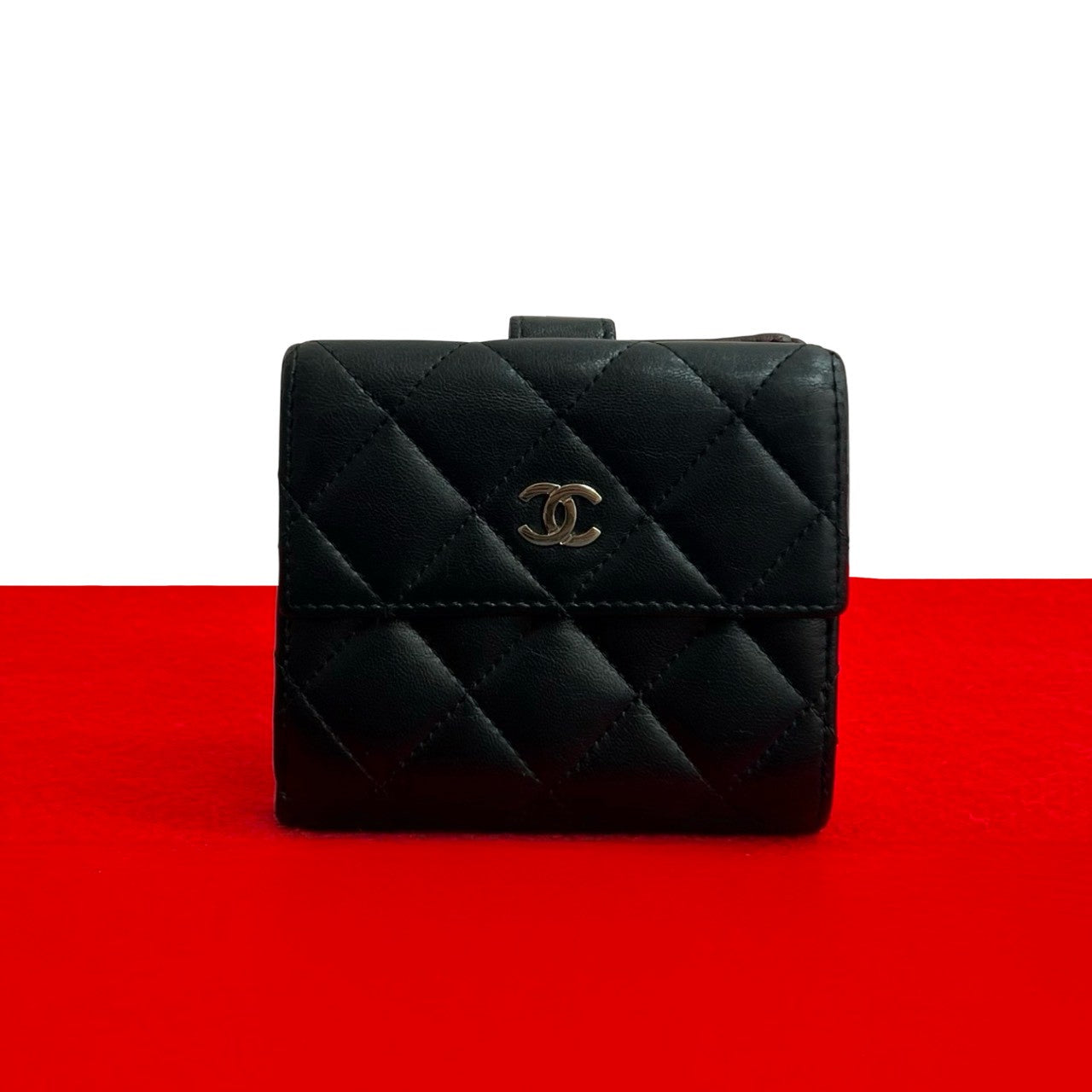 【シリアルナンバー、カード有】CHANEL 二つ折り財布 CHANEL シャネル 二つ折り財布 – Trip