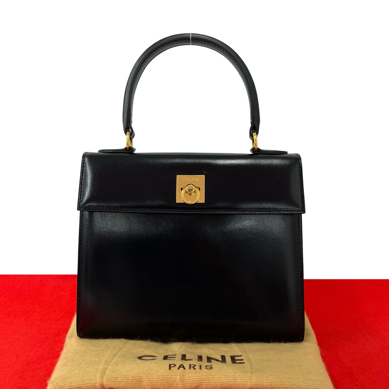 CELINE ロゴデザイン ハンドバッグ CELINE セリーヌ (Vintage) ハンドバッグ – Trip