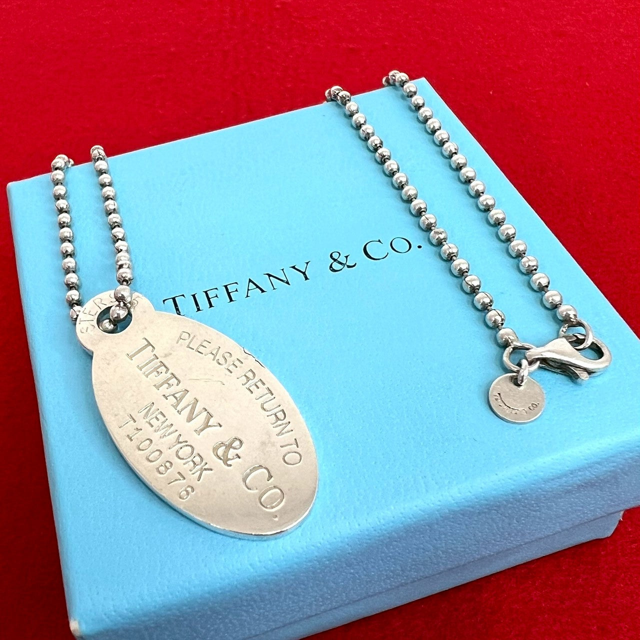 ★SALE【ティファニー】リターントゥ　オーバル　タグ　リング　１３号　2353 TIFFANY&Co. ティファニー リターントゥ オーバルタグ ネックレス – Trip