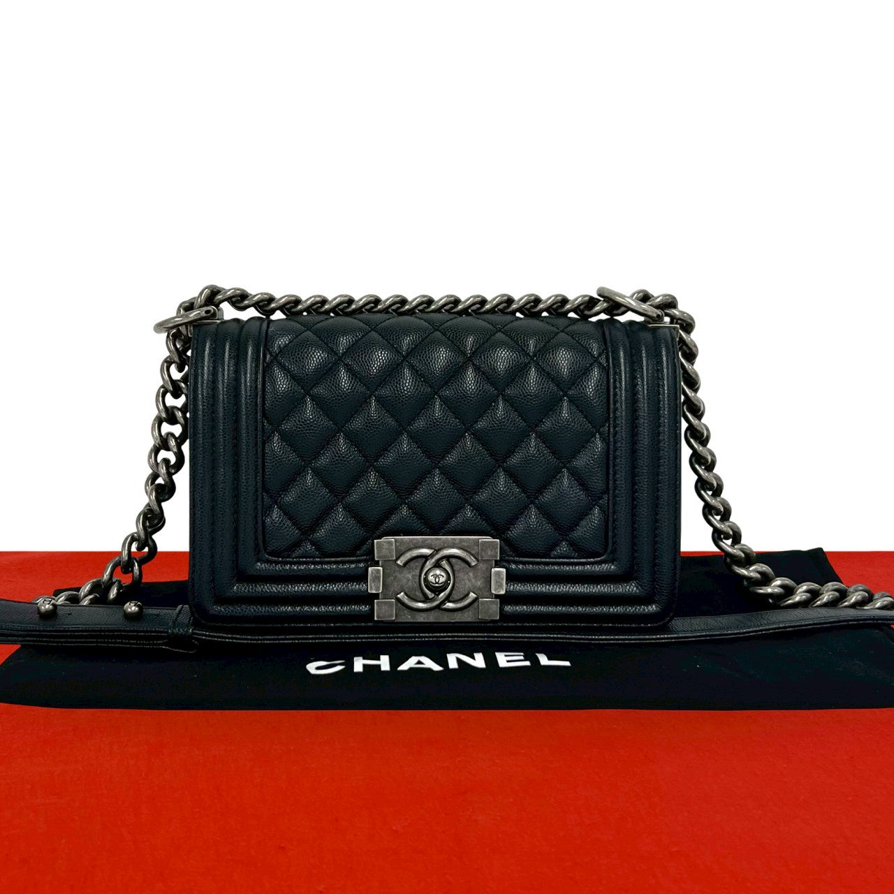 CHANEL ブラック ショルダーバッグ 1435961 CHANEL シャネル ボーイシャネル ショルダーバッグ – Trip