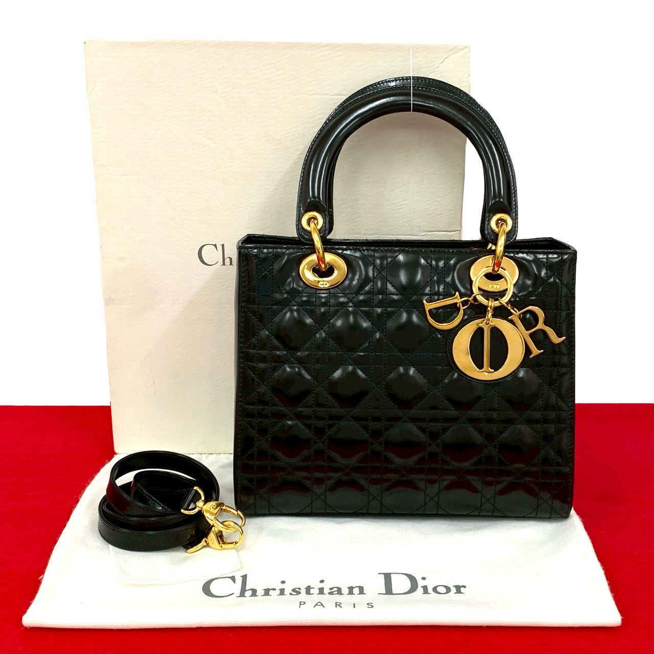 Lady Dior ハンドバッグ ショルダーバッグ Christian Dior ディオール (Vintage) レディディオール ショルダー