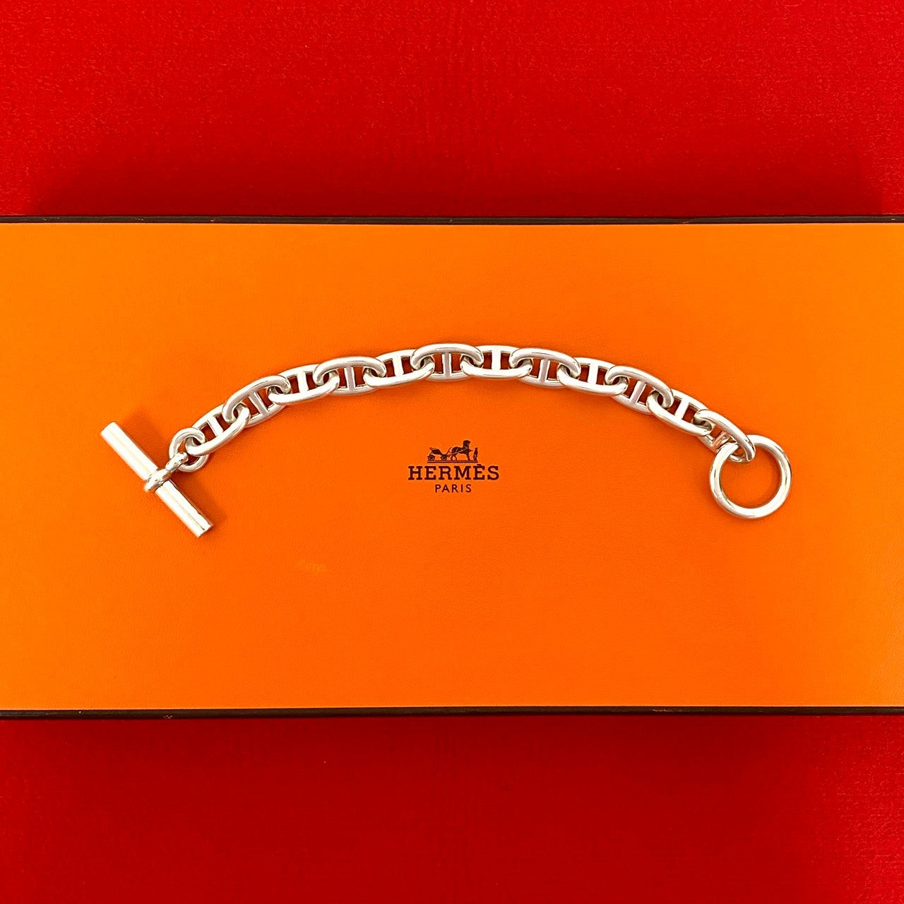 HERMES エルメス (Vintage) マルジェラ期 シェーヌダンクル GM 12コマ