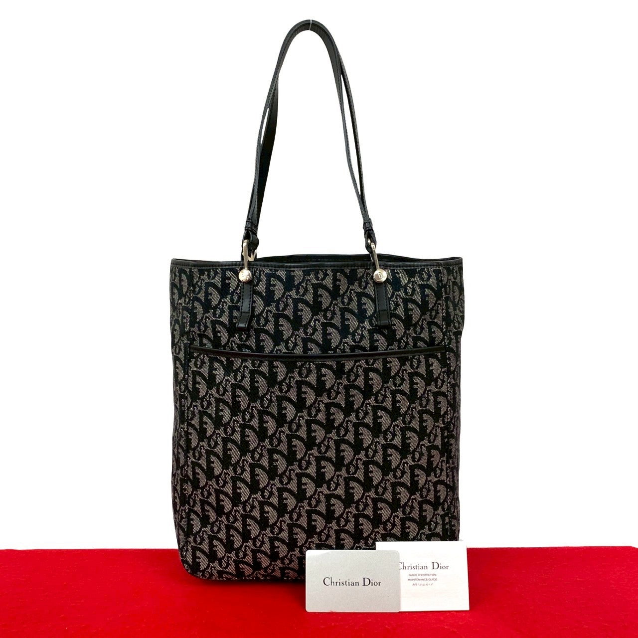 美品★Christian Dior ディオール　ハニカム　トートバッグ 黒　A4 Christian Dior ディオール トートバッグ – Trip