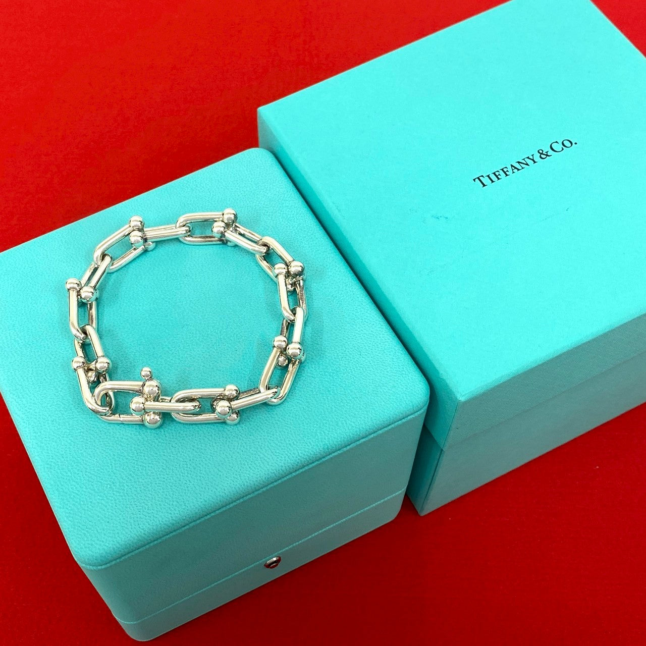 TIFFANY&Co. ティファニー ハードウェア ラージ リンク ブレスレット