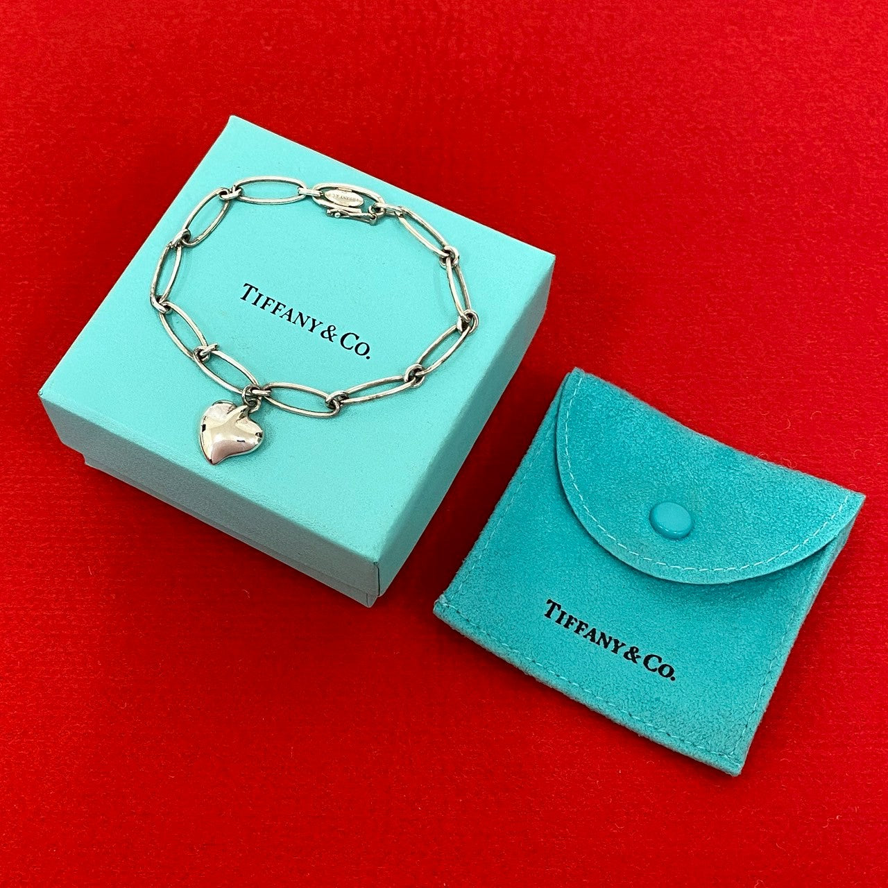 TIFFANY&Co. ティファニー カーブド ハート ブレスレット – Trip