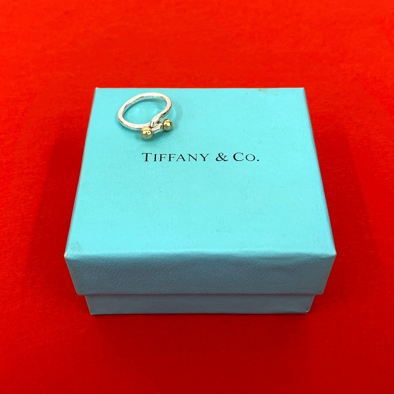 TIFFANY&Co. ティファニー ダブルアイ 925×K18 リング 指輪 – Trip
