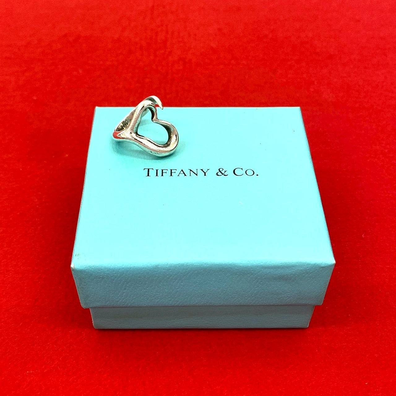ssk　箱あり ティファニー エルサペレッティオープンハート 6号 ssk様専用 箱あり ティファニー エルサペレッティオープンハート