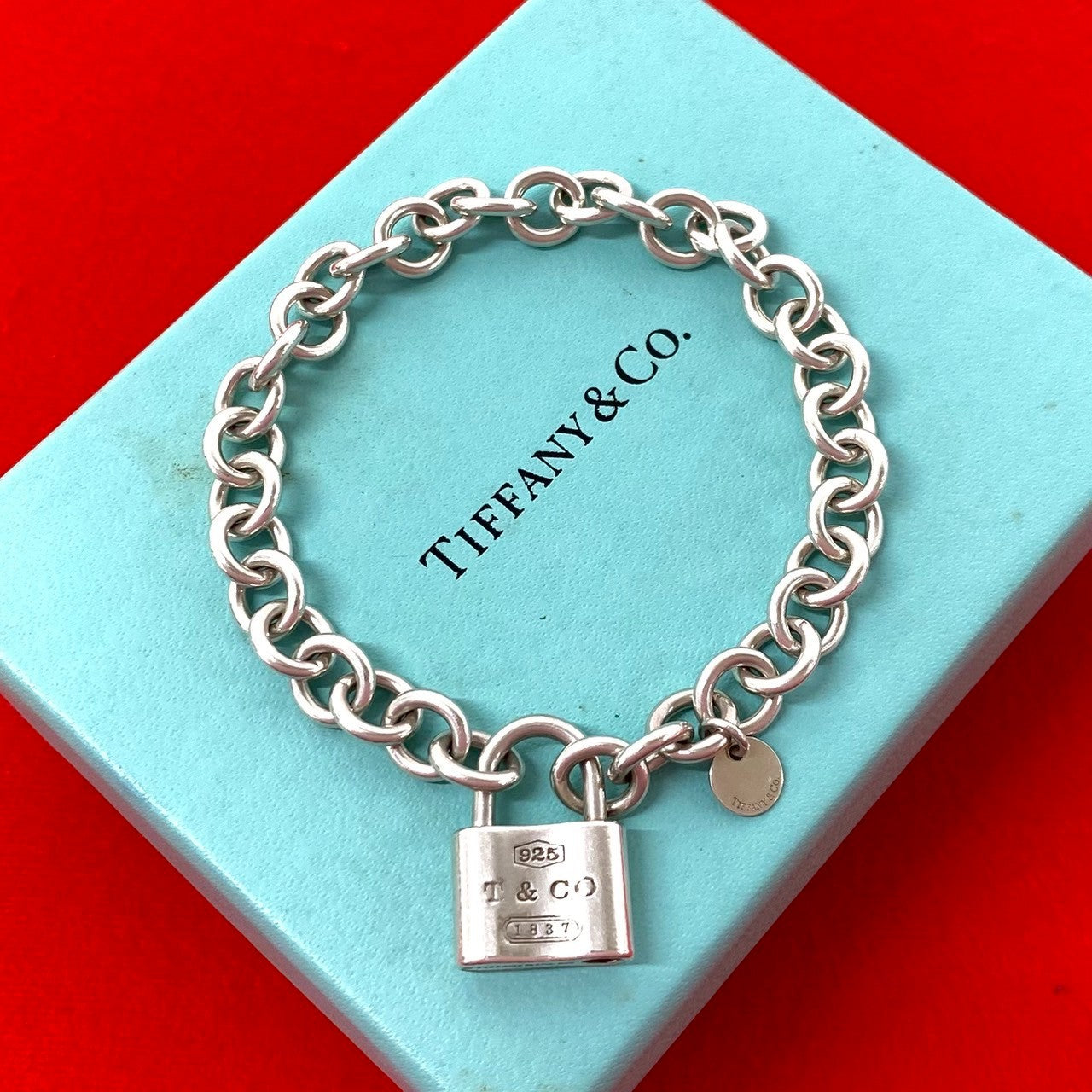 Tiffany ブレスレット 約17cm 箱付き TIFFANY&Co. ティファニー 1837 カデナロック ブレスレット – Trip