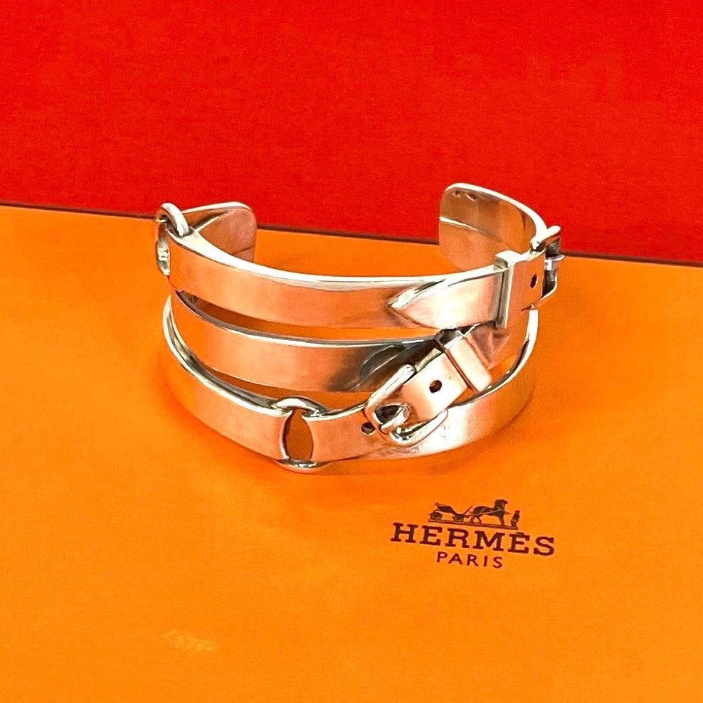 HERMES エルメス サンチュール 3連 ベルト バングル – Trip