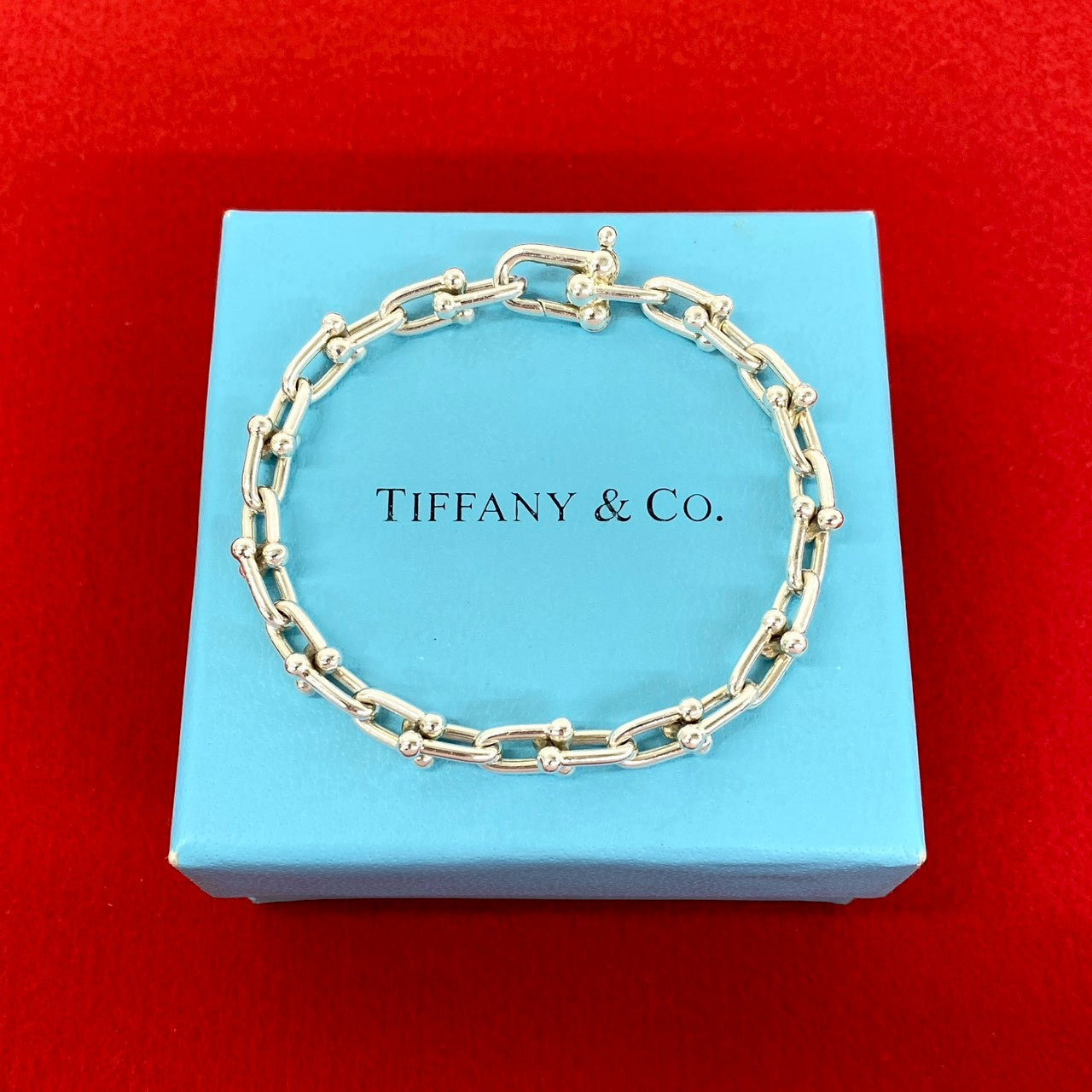 TIFFANY&Co. ティファニー ハードウェア スモールリンク ブレスレット