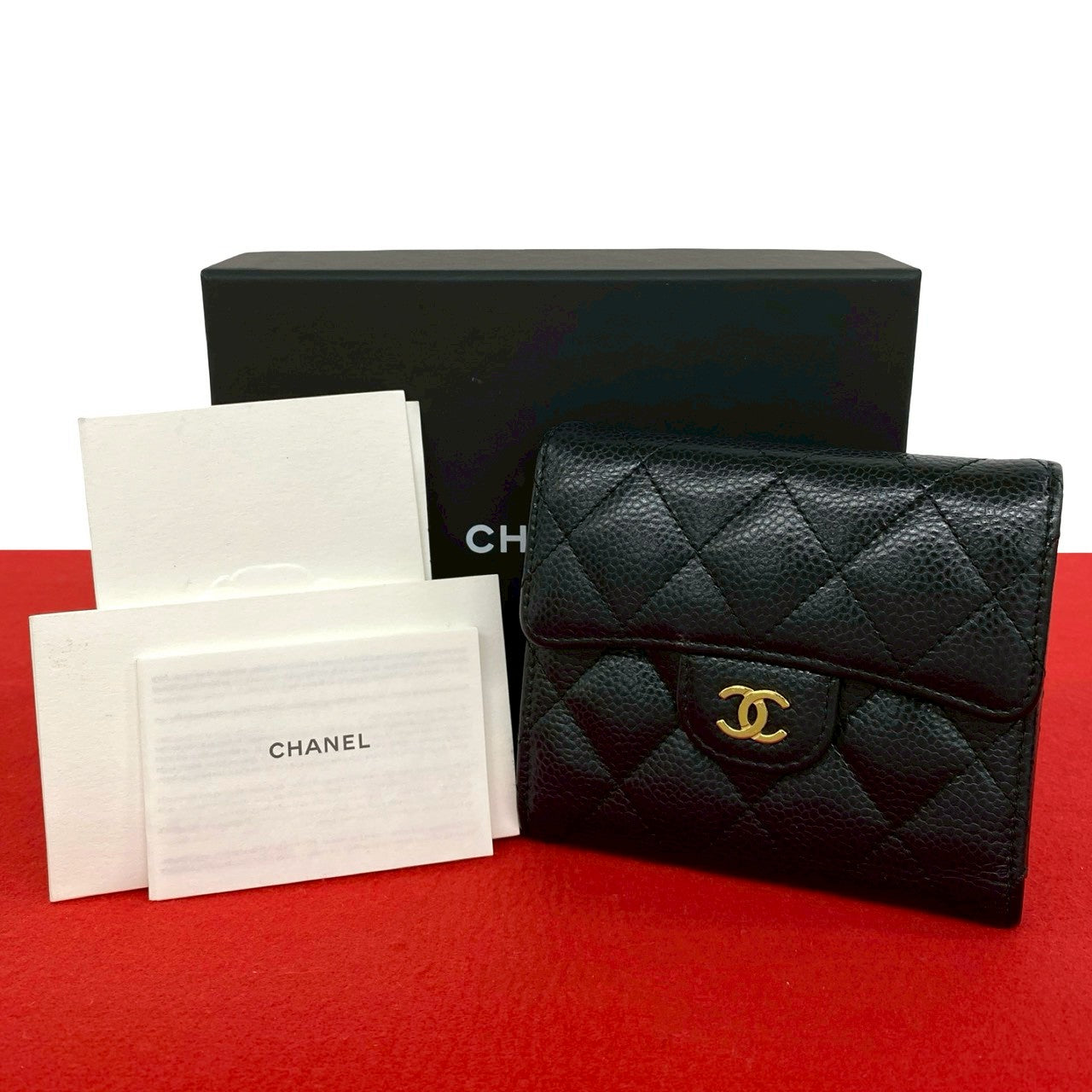 CHANEL 三つ折り財布︴ゲリラSALE♩ CHANEL シャネル 三つ折り財布 – Trip