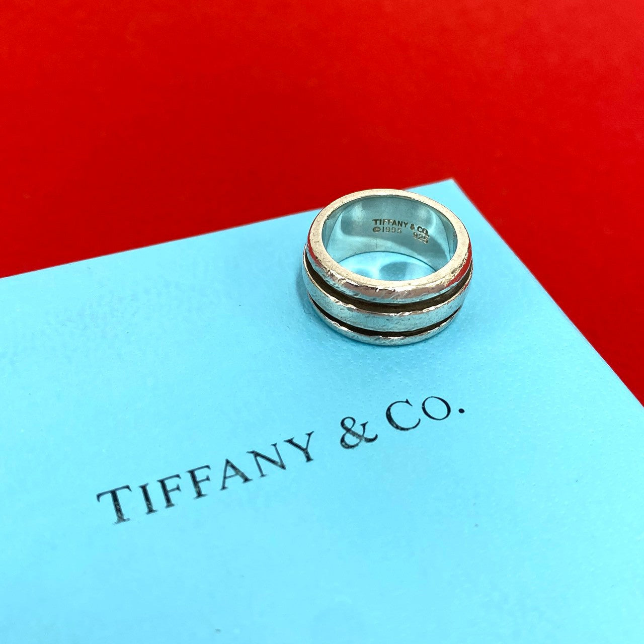 TIFFANY&Co. ティファニーヴィンテージリング TIFFANY&Co. Tiffany (Vintage) Grooved Double Line Ring Ring – Trip