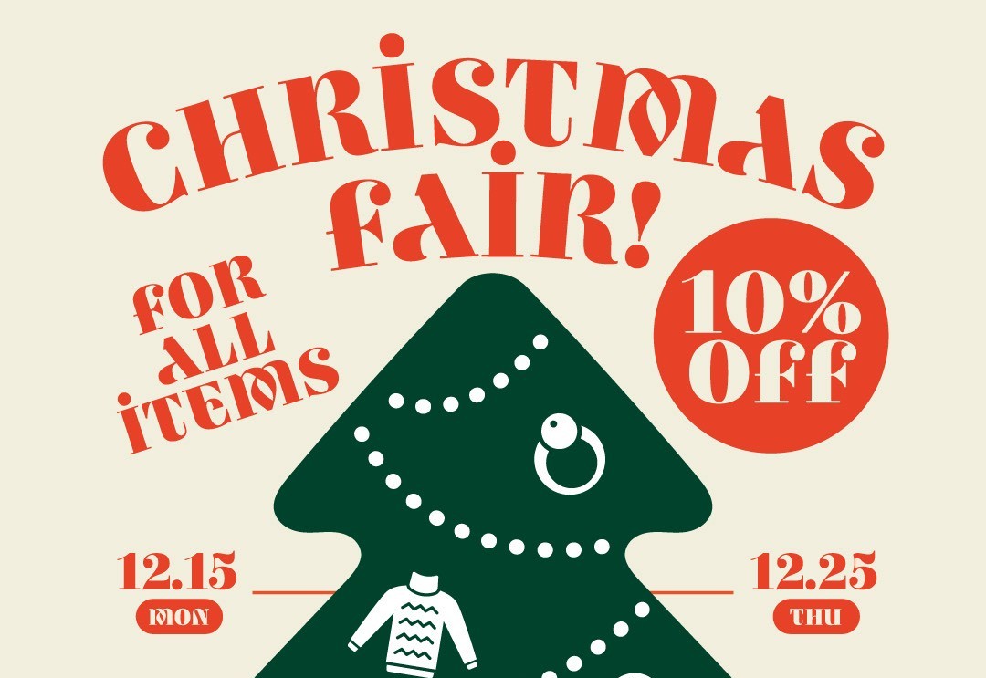 【セール開催のお知らせ】Christmas Fair hold a sale✨