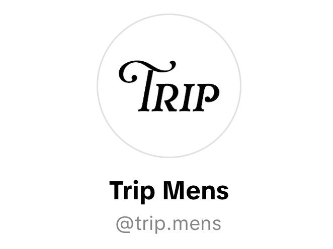 【Tiktokアカウントのご紹介】Trip men's