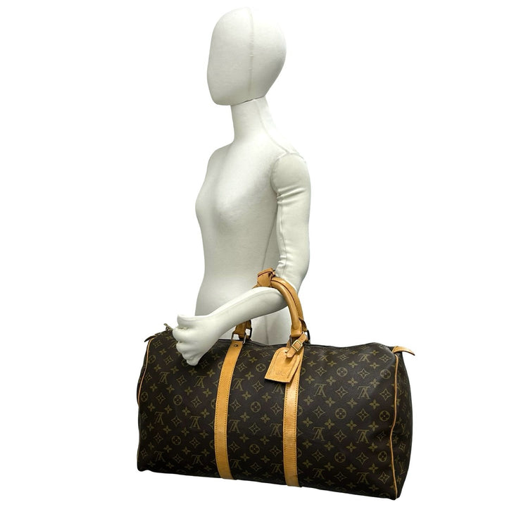 Boston bag Louis Vuitton Keepall 50