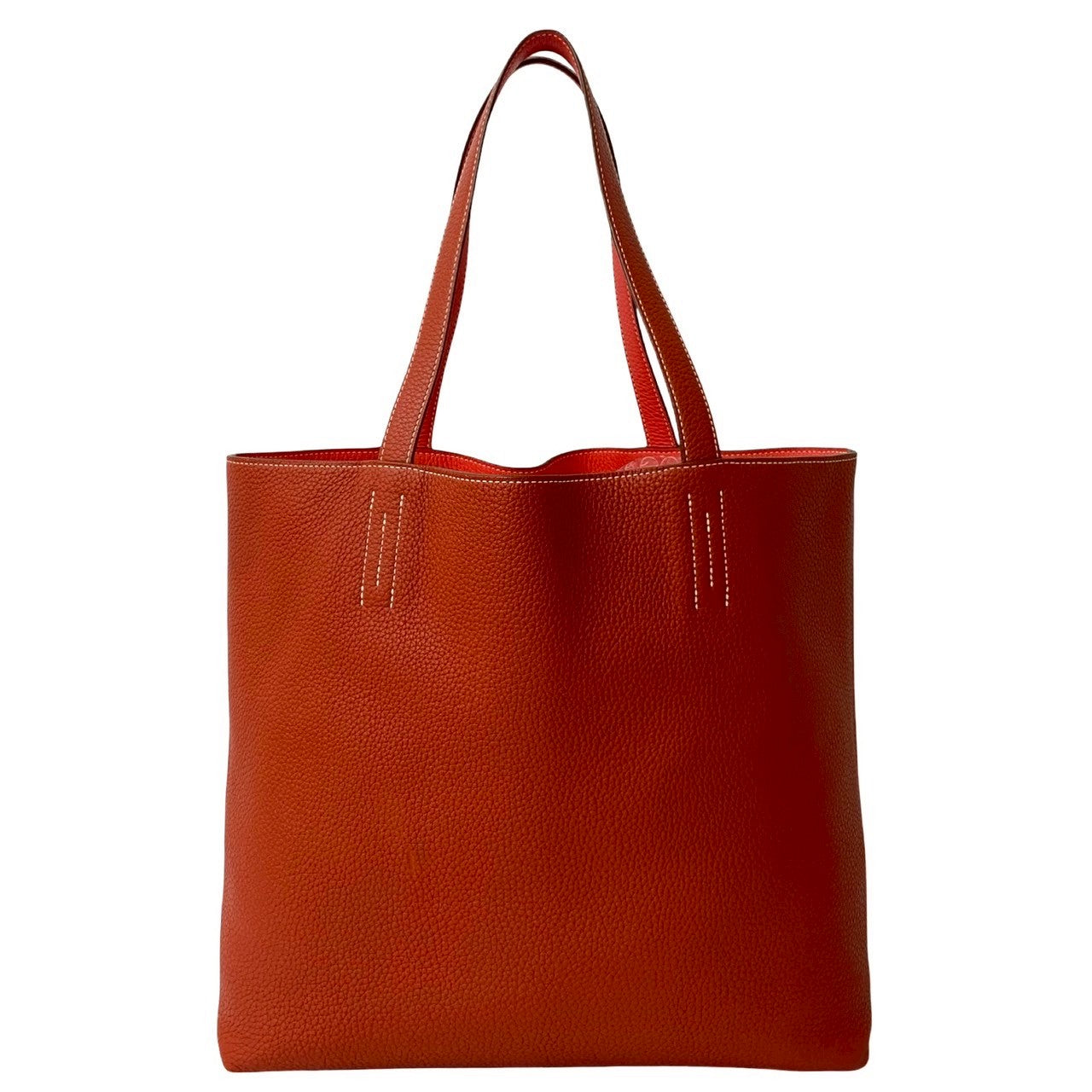 極美品✨エルメス　ドゥブルセンス　トートバッグ　オレンジ エルメス】ドゥブルセンスの定価・サイズ感・廃盤でも人気の理由を解説