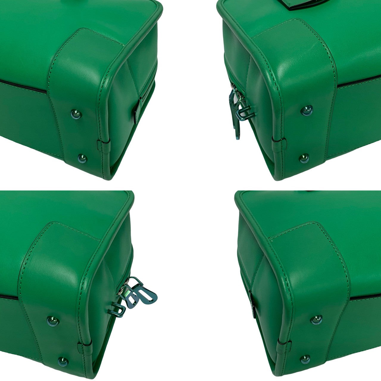 LOEWE アマソナ28 ブラウン/グリーン ロエベ LOEWE ハンドバッグ レディース アマソナ 28 A039N08X02 4364