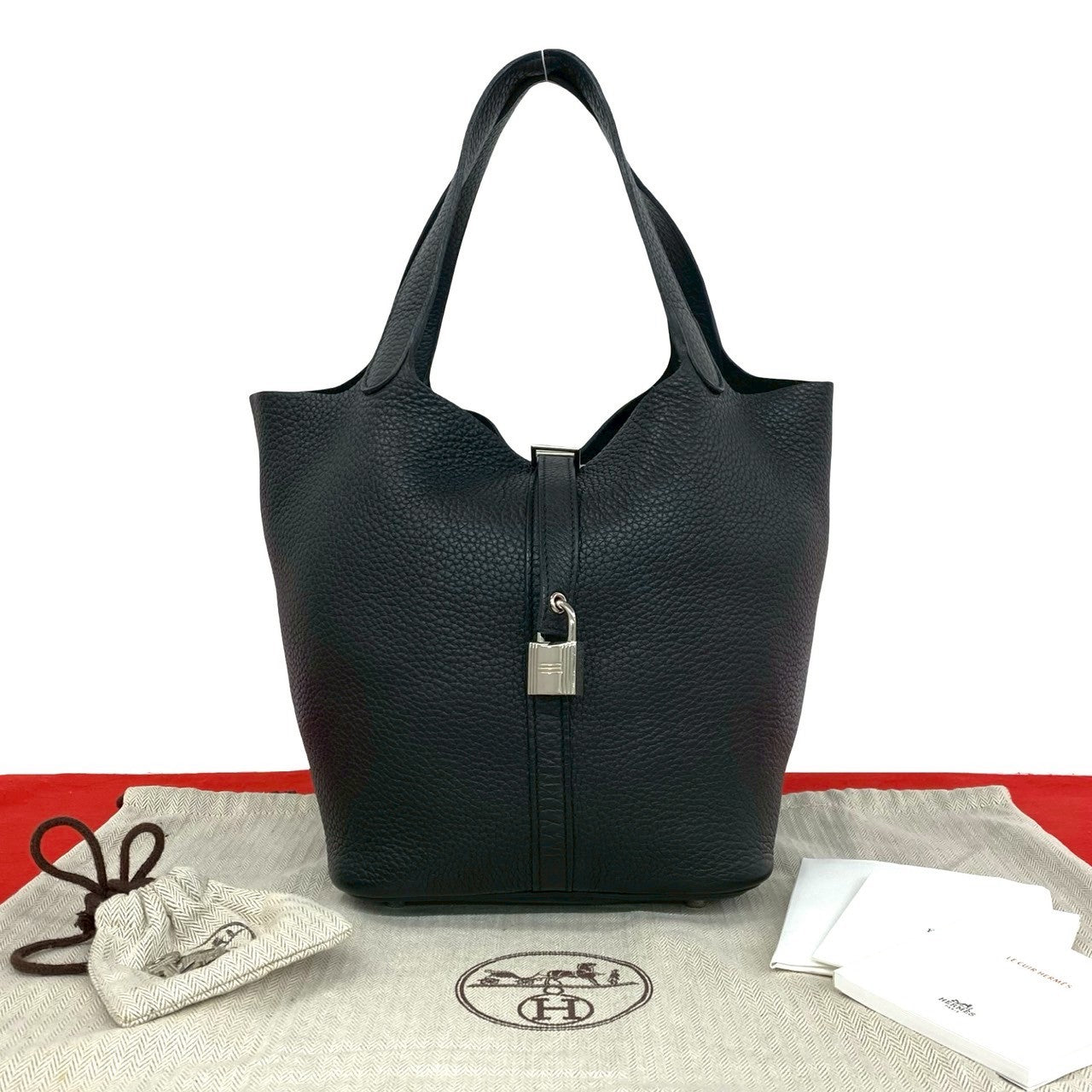 HERMES エルメス ピコタンロック MM ハンドバッグ トリヨンクレマンス