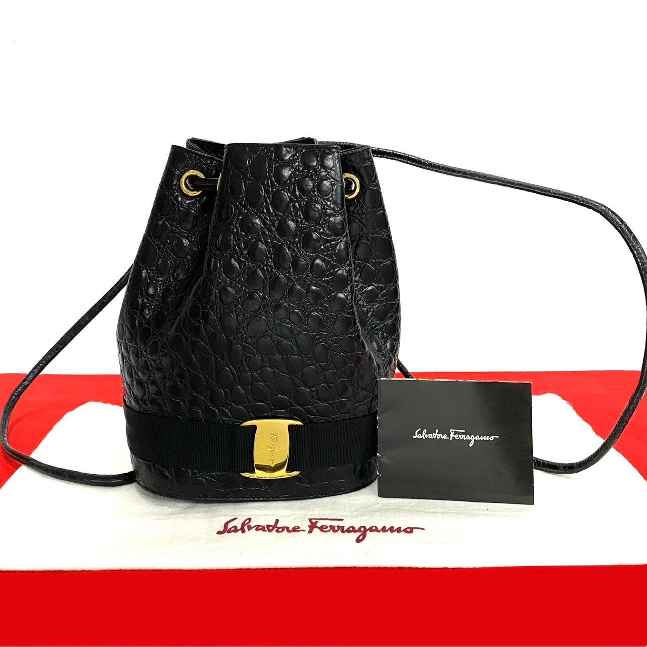 年末年始お値下げ！新品！【SalvatoreFerragamo】レザーバッグ Salvatore Ferragamo Vintage – Trip