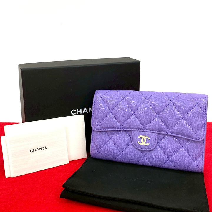 三つ折り財布 シャネル