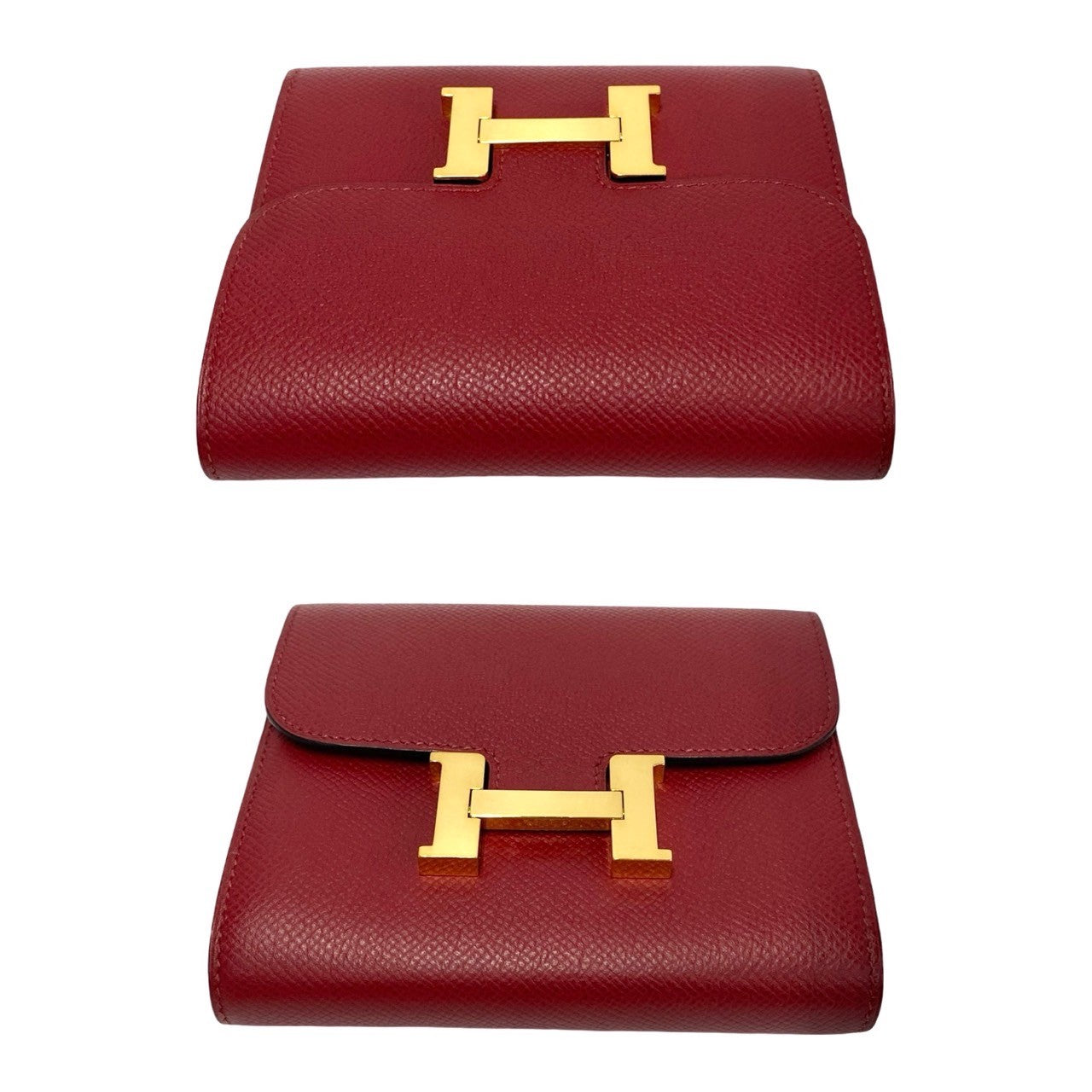 コンスタンス Hバックル 二つ折り財布 HERMES（エルメス） ほぼ未使用 Z刻印 コンスタンス コンパクト ロゴ