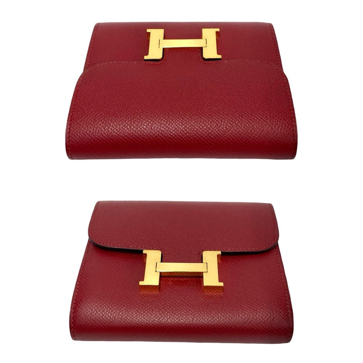 Bifold wallet Hermes Constance compact
