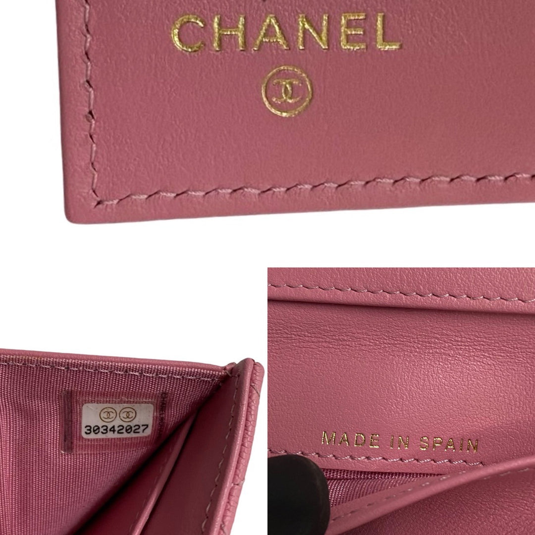 Tri-fold wallet Chanel Boy Chanel