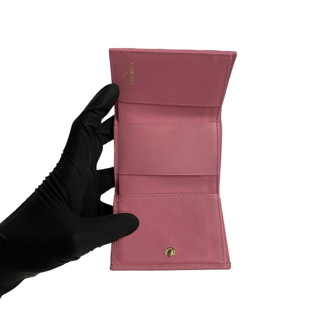 Tri-fold wallet Chanel Boy Chanel