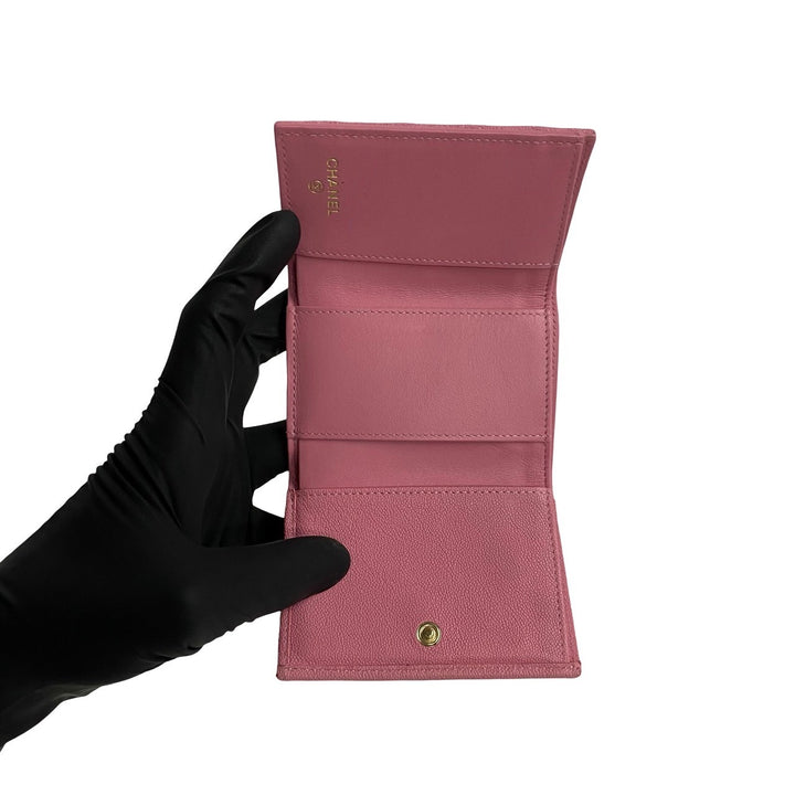 Tri-fold wallet Chanel Boy Chanel