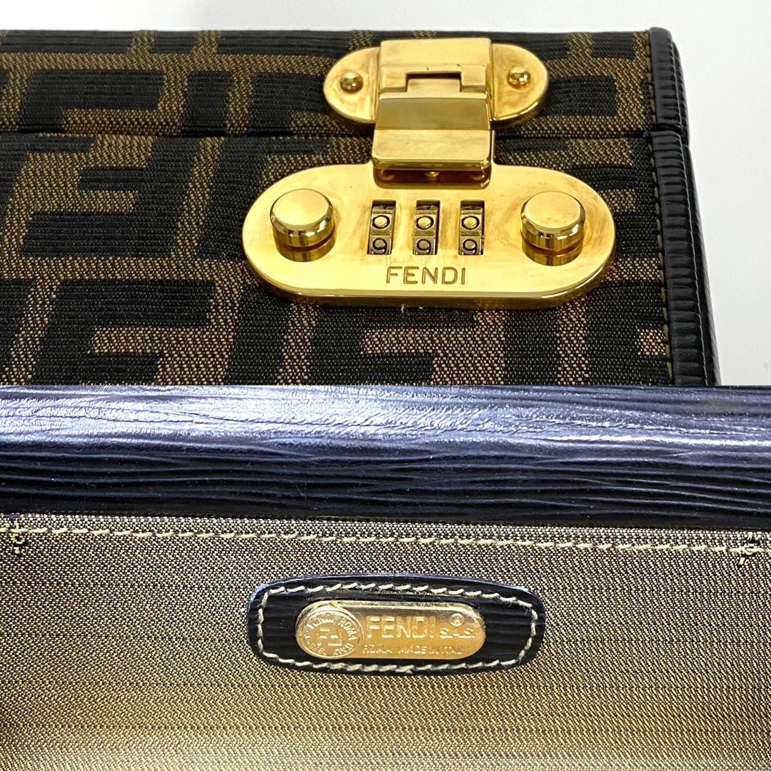 shoulder bag fendi dial lock vanity