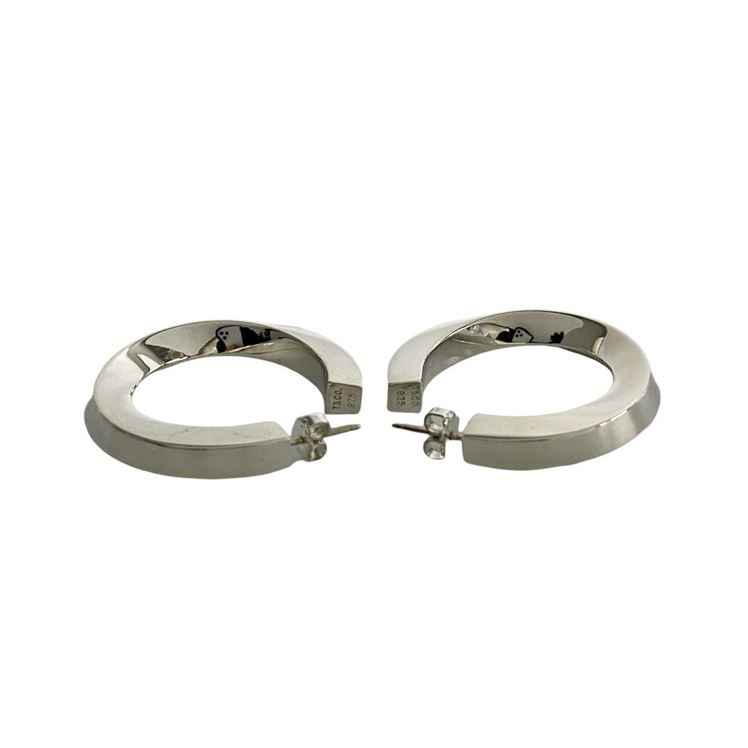 ピアス ティファニー サークル フープピアス