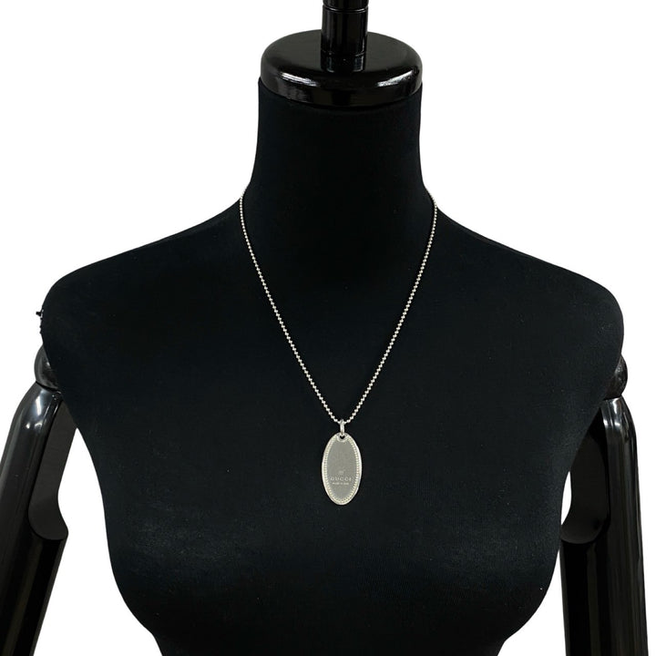 ネックレス グッチ オーバル タグ ネックレス