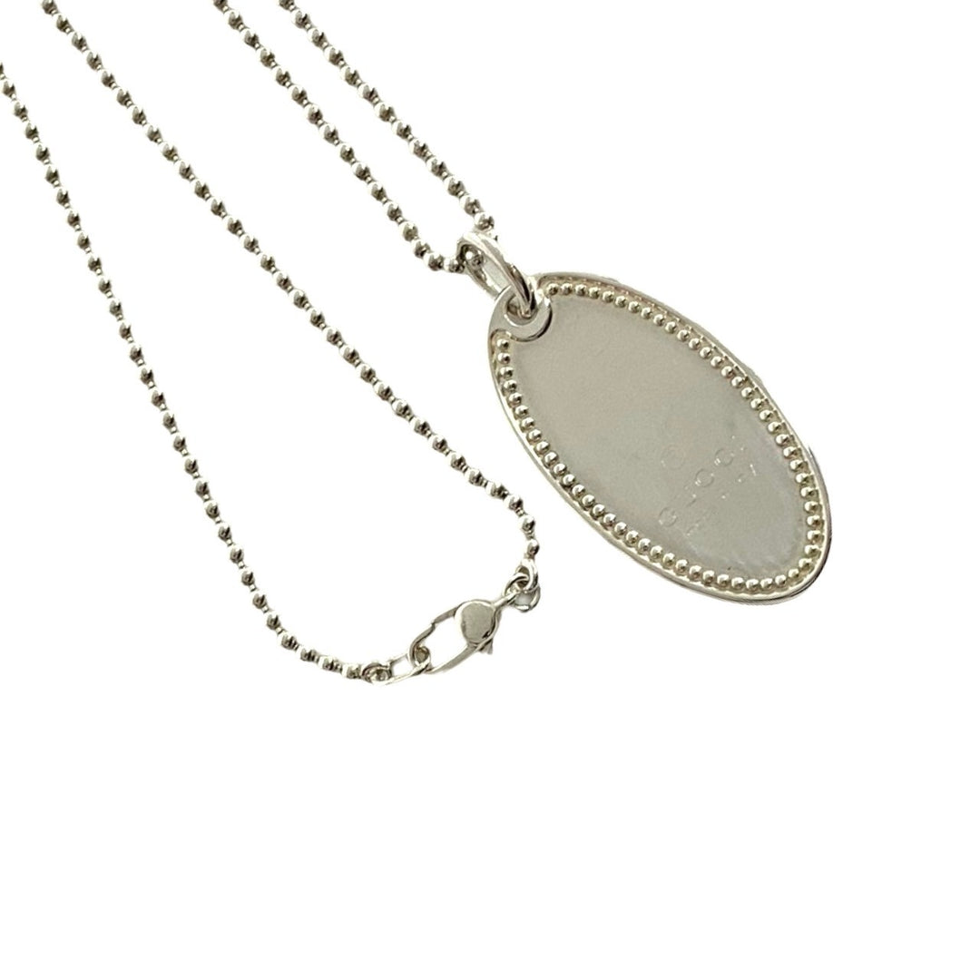 ネックレス グッチ オーバル タグ ネックレス