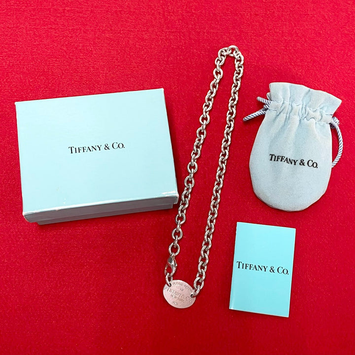 TIFFANY&Co. Return to Oval Necklace
