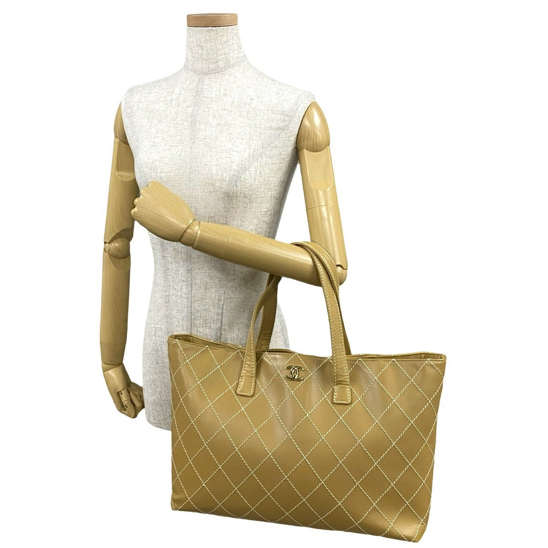 トートバッグ シャネル ワイルドステッチ