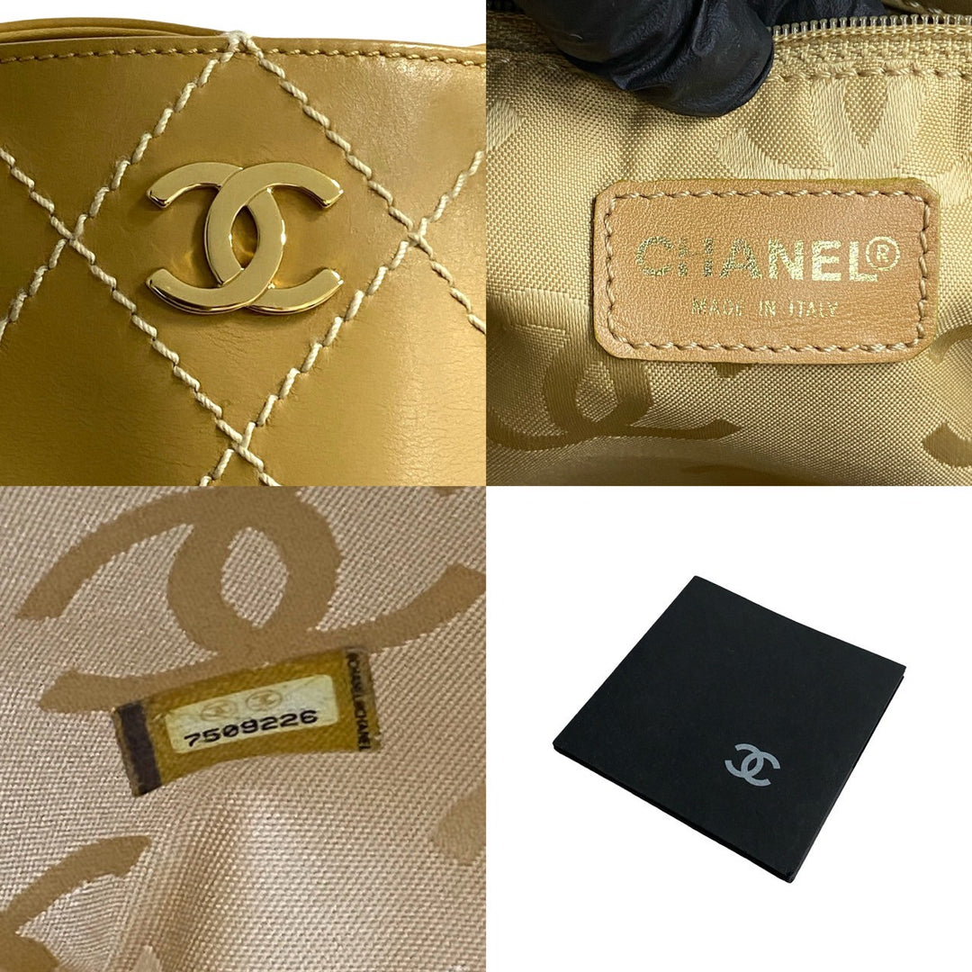 トートバッグ シャネル ワイルドステッチ