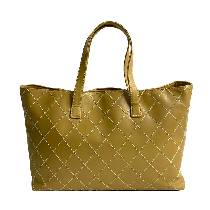 トートバッグ シャネル ワイルドステッチ