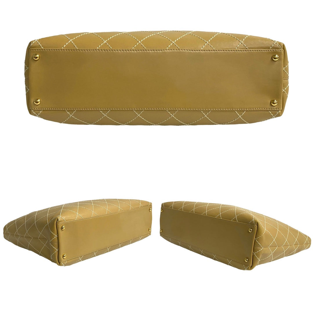 トートバッグ シャネル ワイルドステッチ