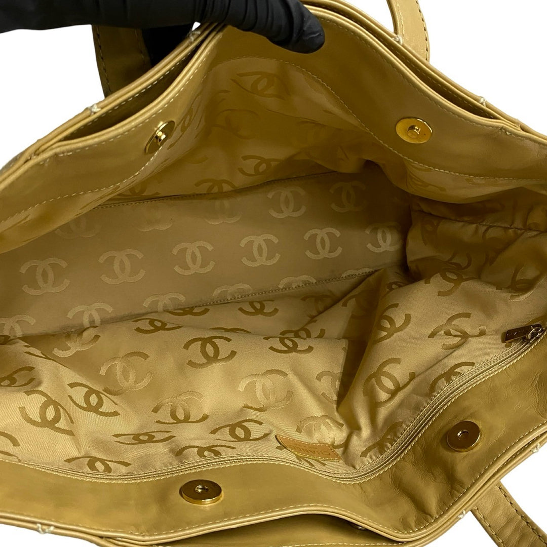 トートバッグ シャネル ワイルドステッチ