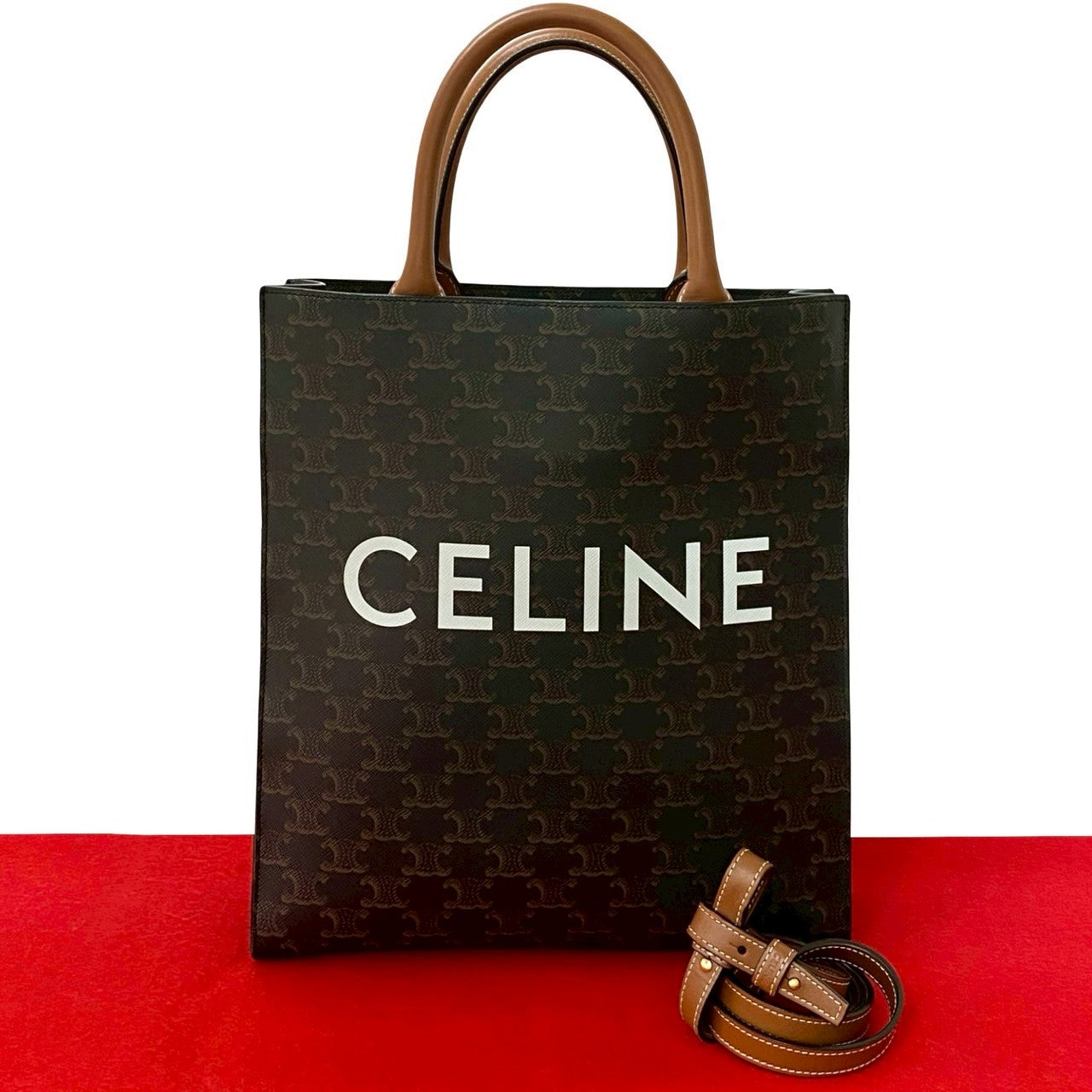 【美品】CELINE トートバッグ バーティカル カバ CELINE バーティカル カバ – Trip