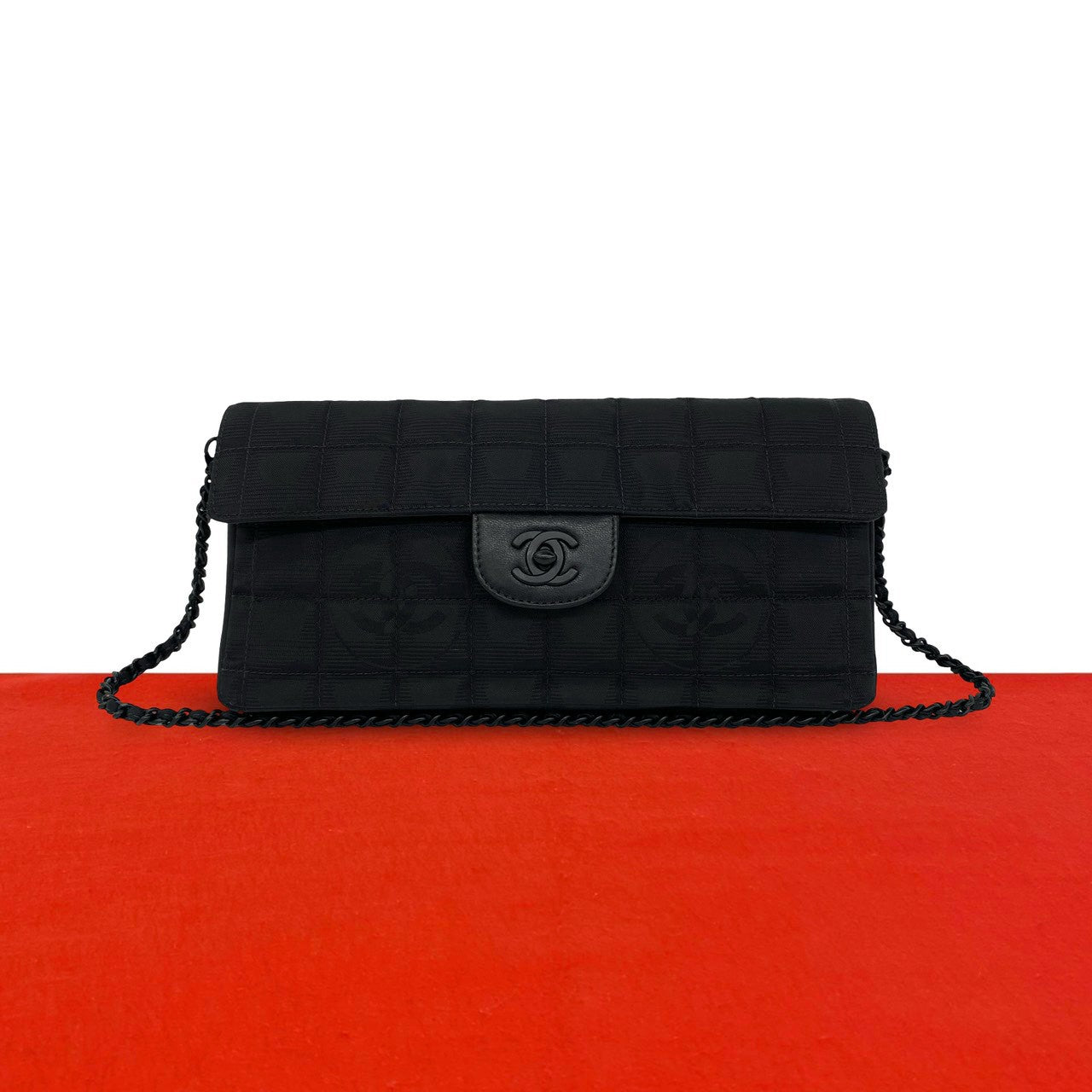 CHANEL シャネル ニュートラベル チョコバー ショルダーバッグ – Trip