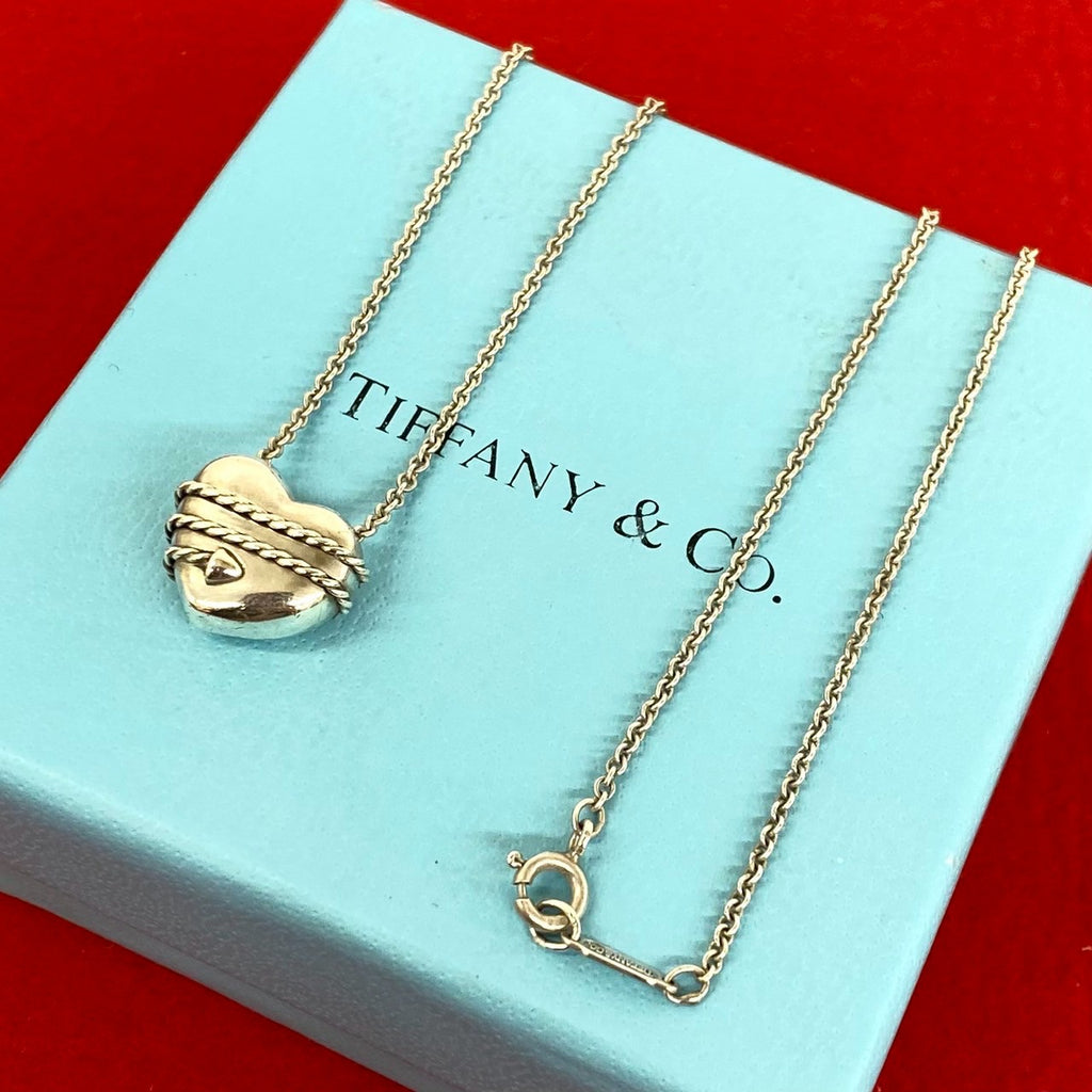 ティファニー　ネックレス　ハート　ロープ TIFFANY&Co. ティファニー (Vintage) ハート＆アロー ネックレス – Trip