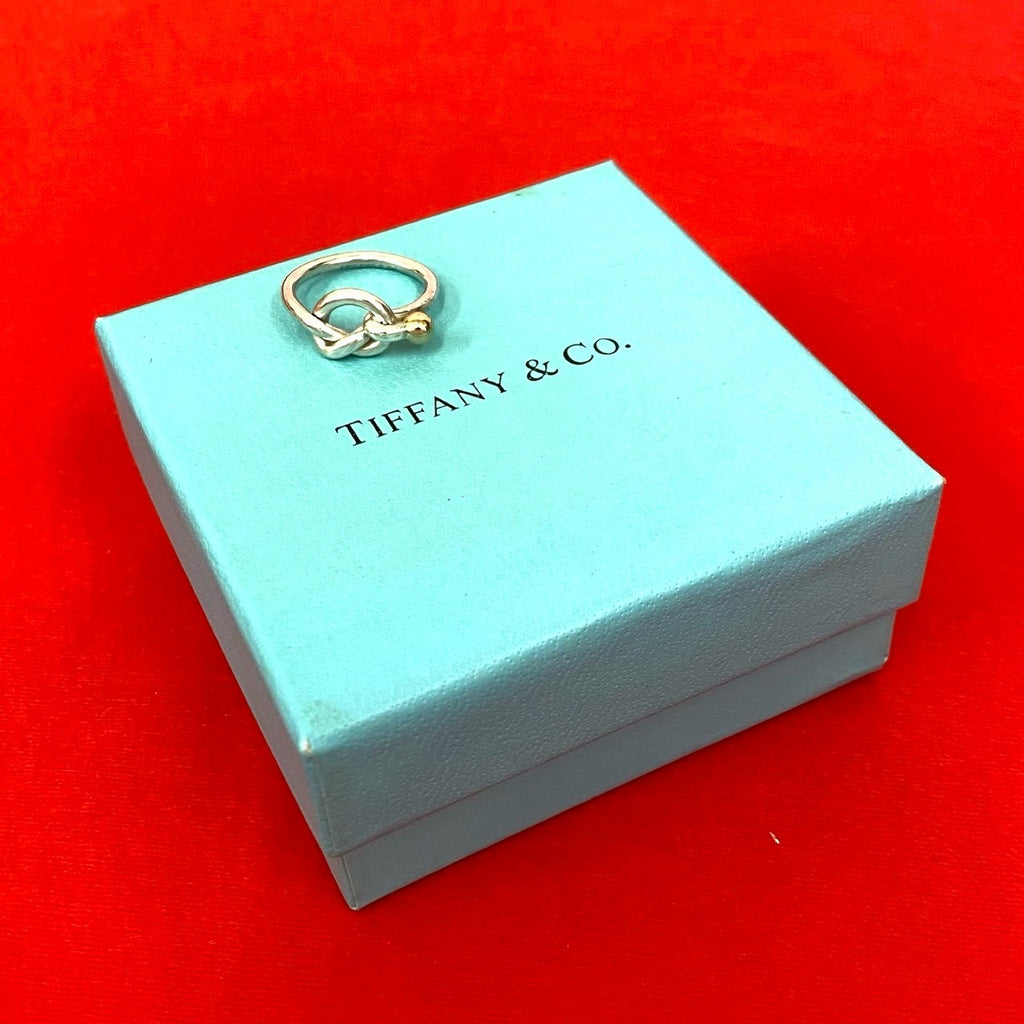 Old Tiffany ラブノット リング 廃盤 10号 TIFFANY&Co.（ティファニー） 10号 リング・指輪 ラブノット
