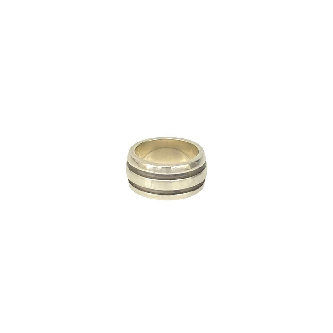 Rings Tiffany Grooved Double Line Ring