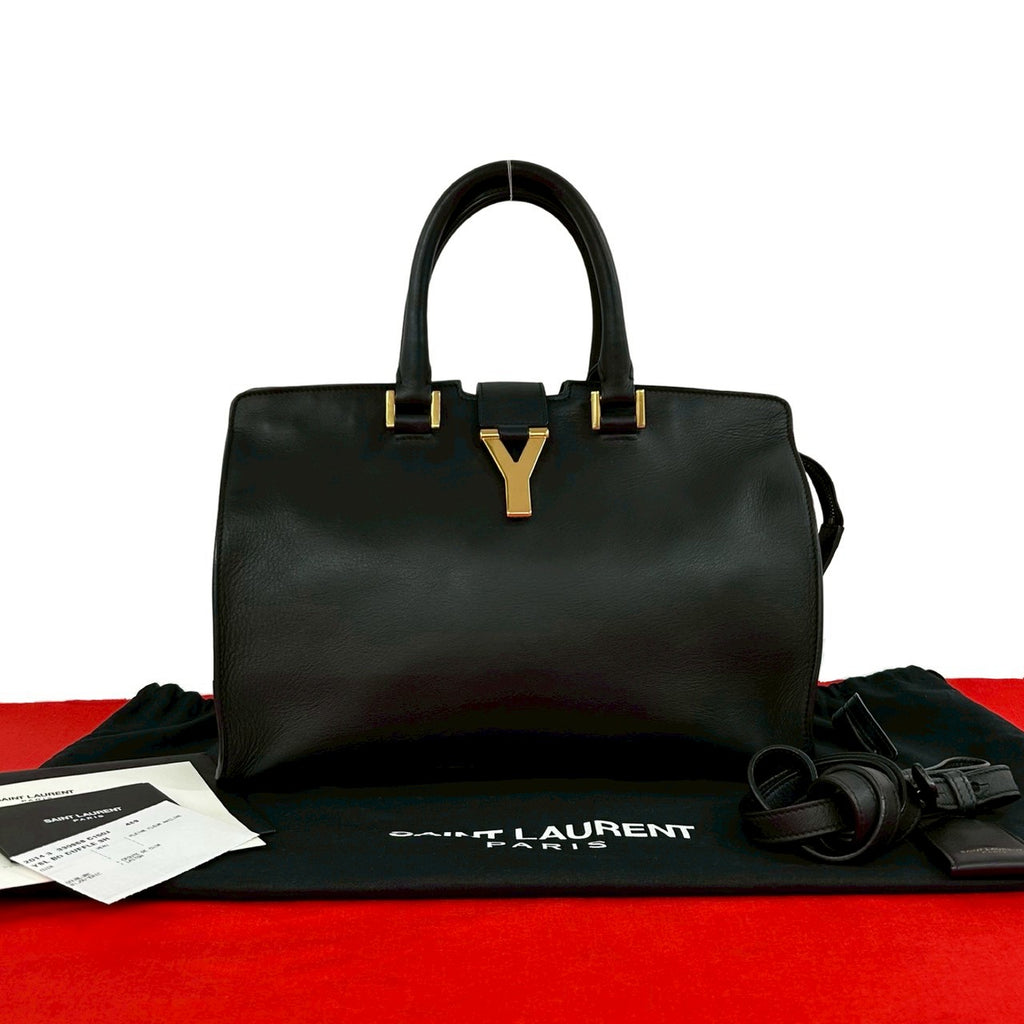 SAINT LAURENT PARIS サンローランパリ プチ カバス ショルダーバッグ