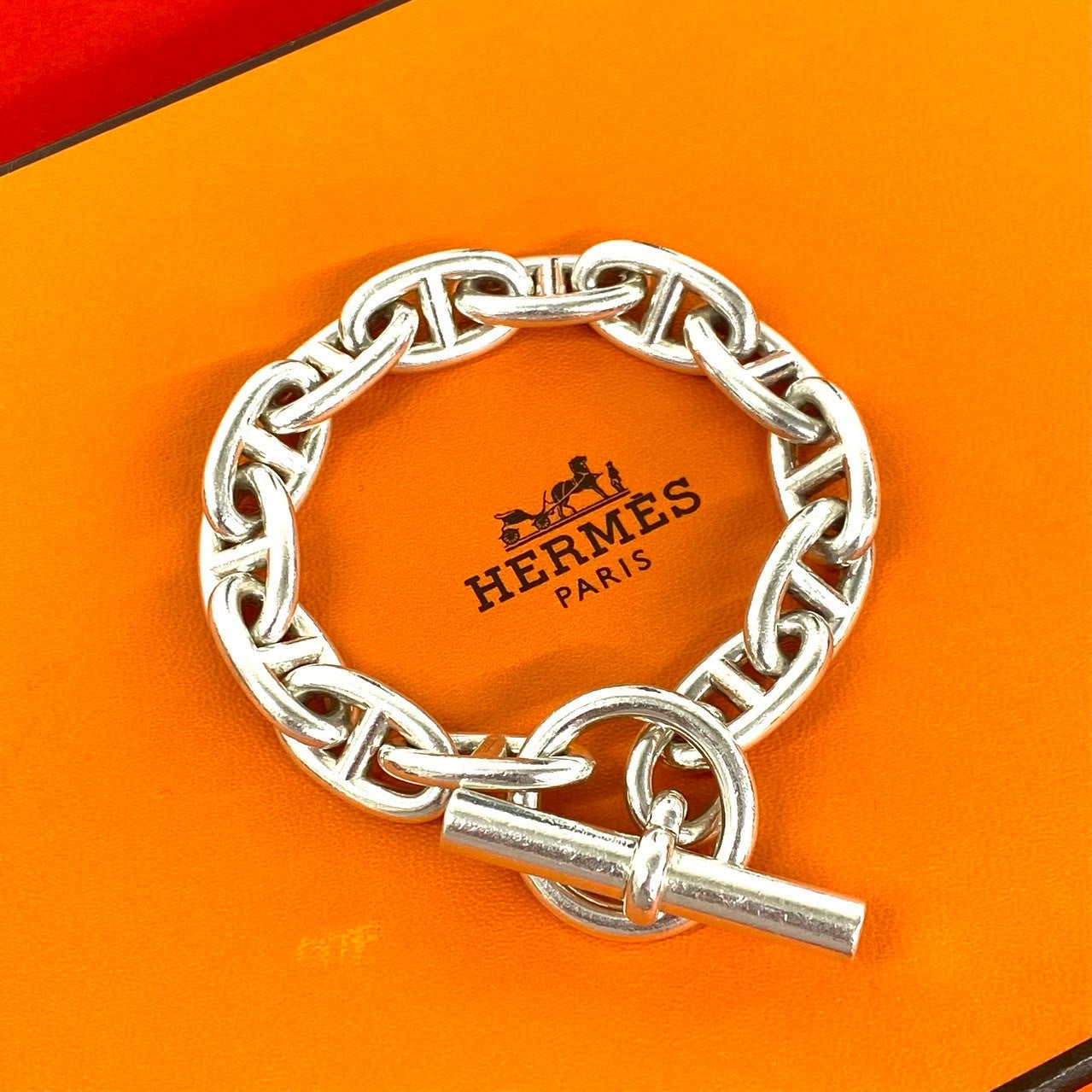 【26年3月購入　新品未使用】エルメス シェーヌダンクル GM 13ブレスレット HERMES エルメス シェーヌダンクル GM 13コマ ブレスレット – Trip
